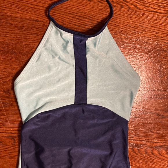 Blue and Navy Leotard - Picture 1 of 2